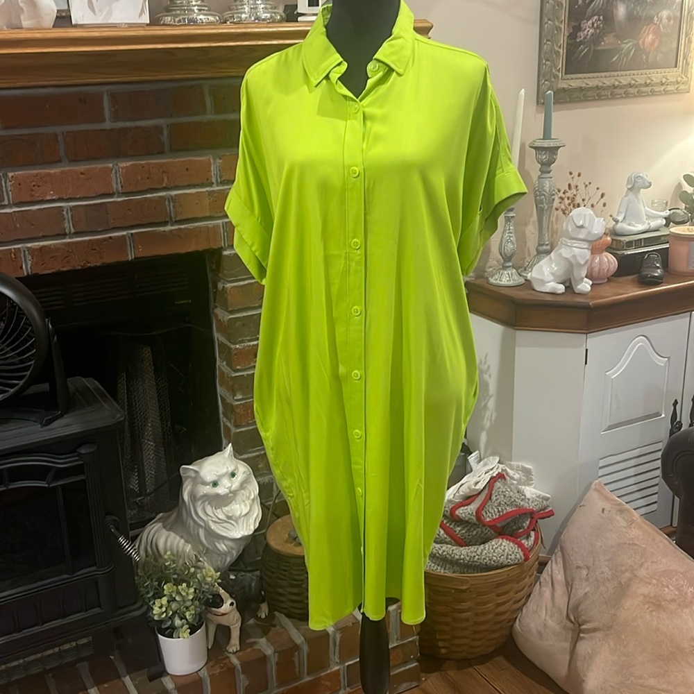 The Limited button-front shirt dress - size XL - NWT